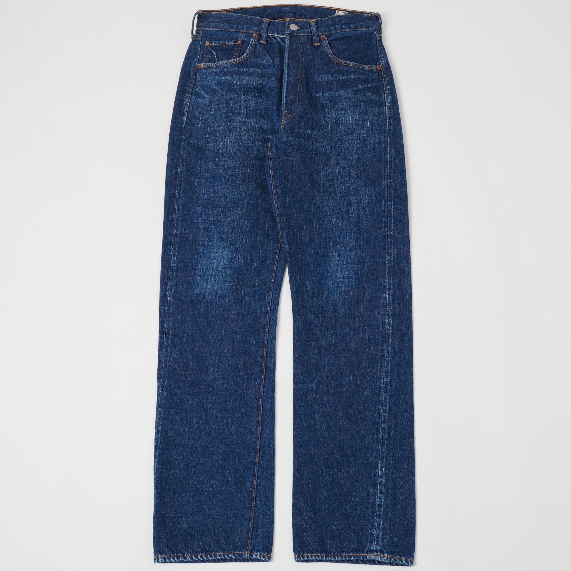 FULLCOUNT 1102 13.7oz Regular Straight Jean - 'That Thing' Wash