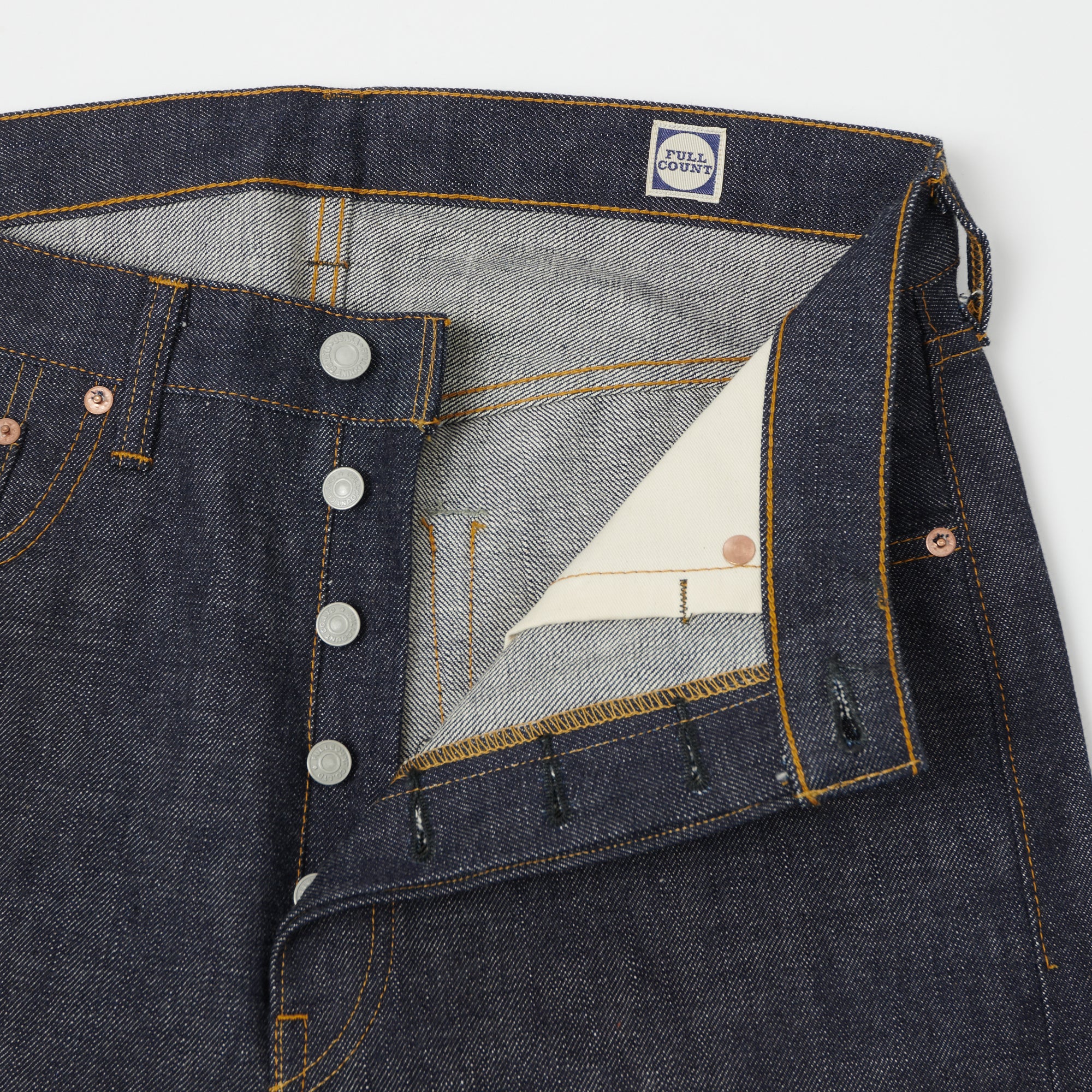 FULLCOUNT 1102 'Choice' 13.7oz Regular Straight Jean - Raw