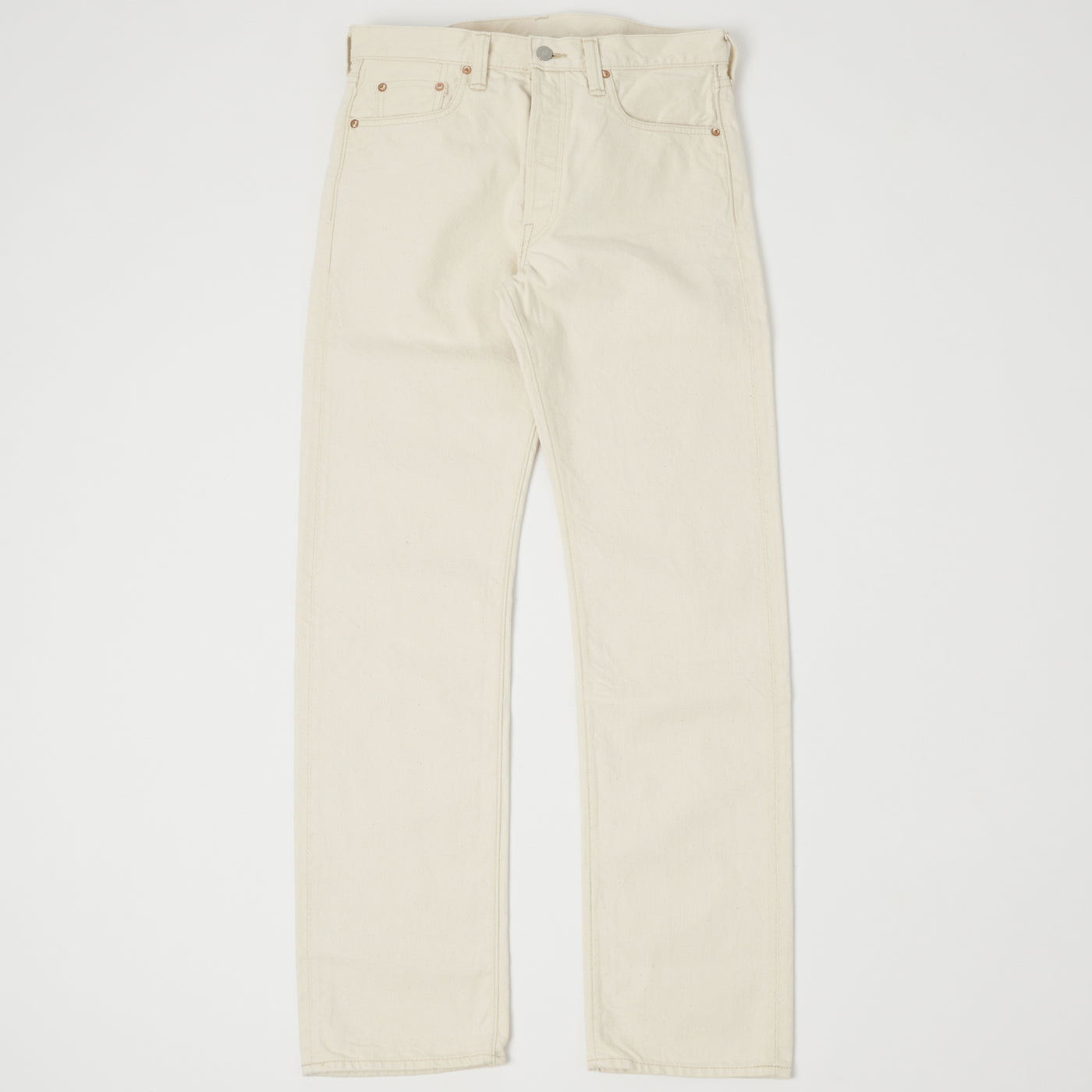 FULLCOUNT 1108 13.7oz Regular Straight Jean - Ecru One Wash