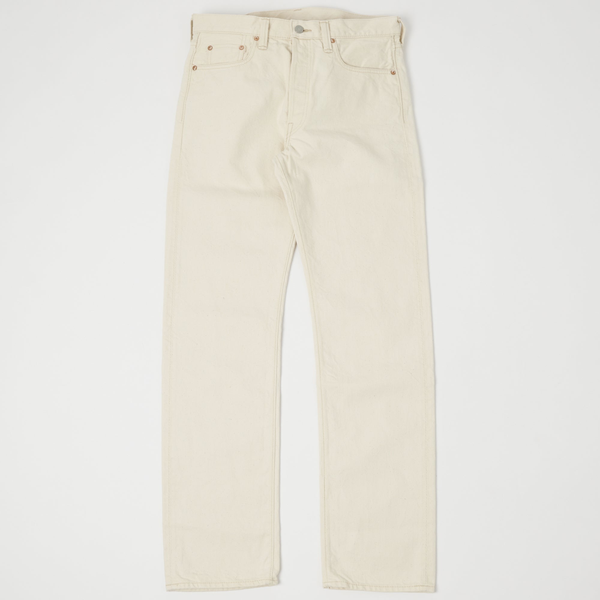 FULLCOUNT 1108 13.7oz Regular Straight Jean - Ecru One Wash