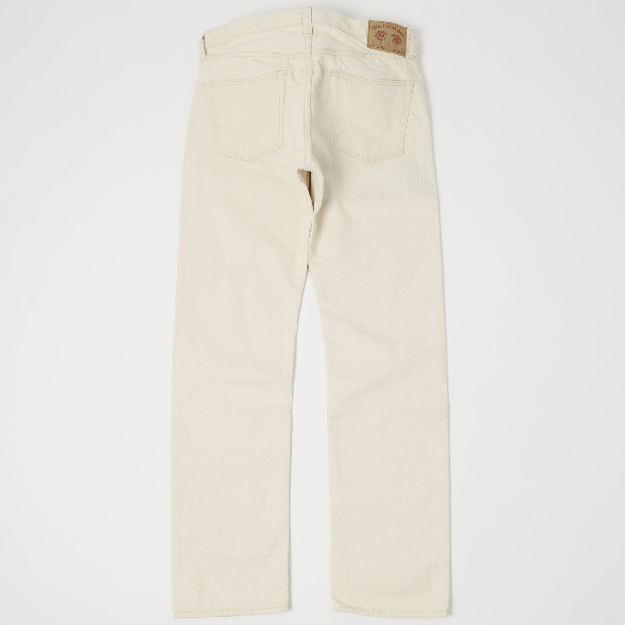 FULLCOUNT 1108 13.7oz Regular Straight Jean - Ecru One Wash