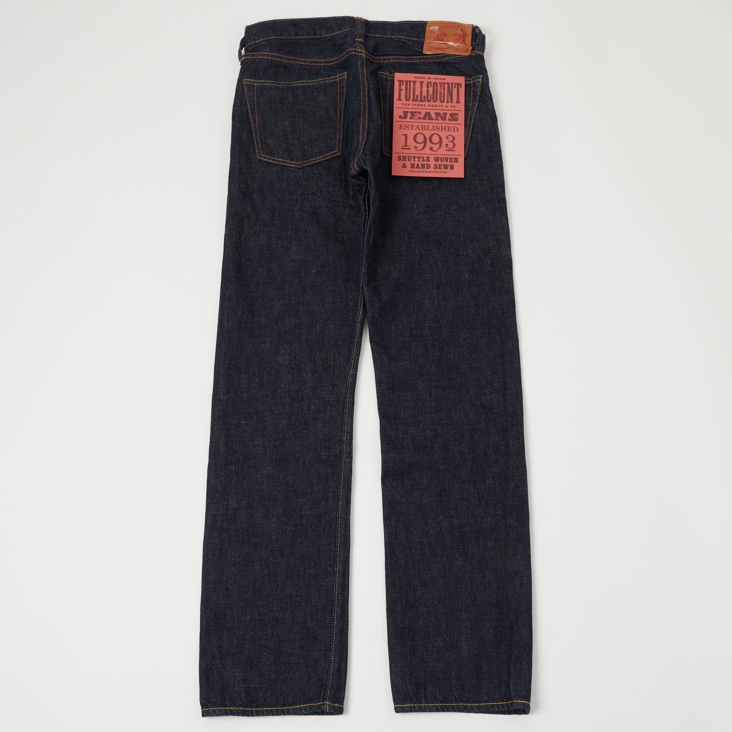 FULLCOUNT 1108 13.7oz Regular Straight Jean - One Wash