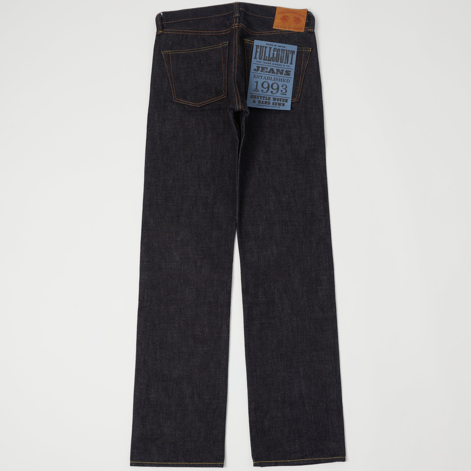 FULLCOUNT 1108XX 15.5oz Regular Straight Jean - Raw