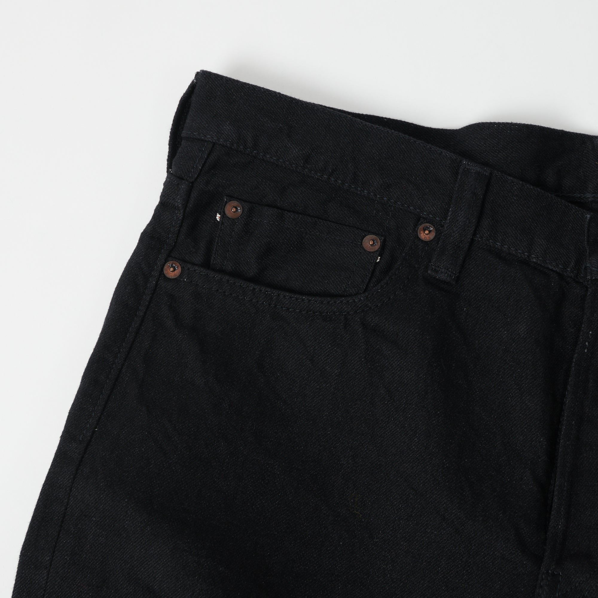 FULLCOUNT 1109 13.7oz Slim Straight Jean - Raw Black