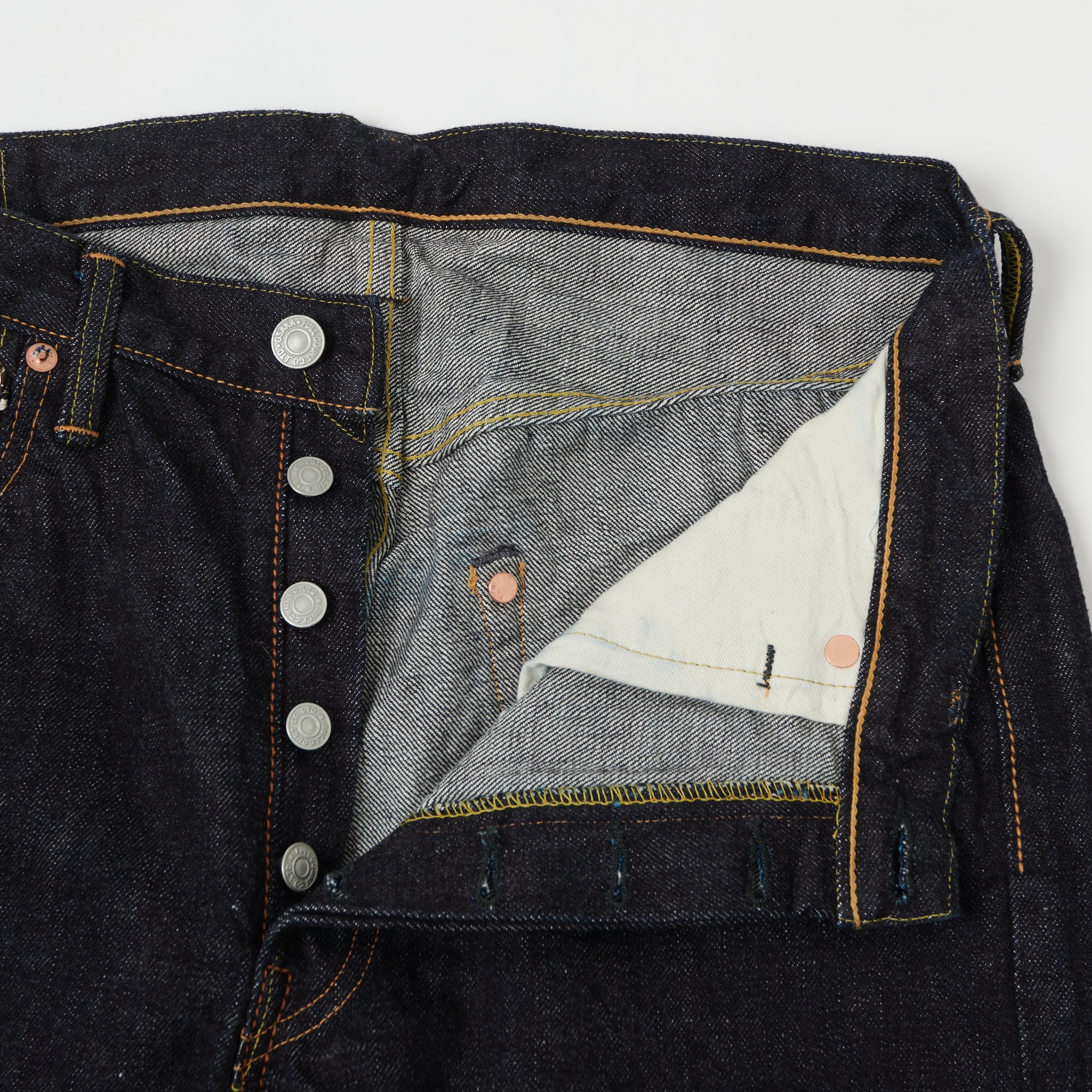 FULLCOUNT 1110XX 15.5oz Slim Tapered Jean - One Wash