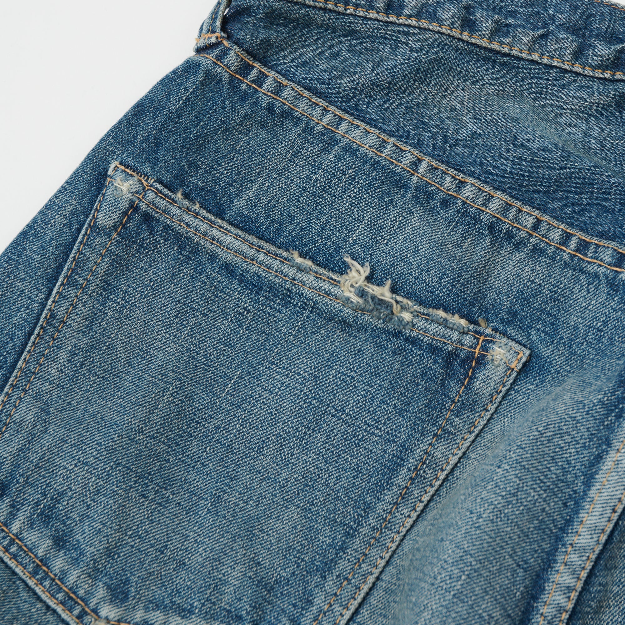 FULLCOUNT 0105 13.7oz Wide Straight Jean - 'Dartford' Wash