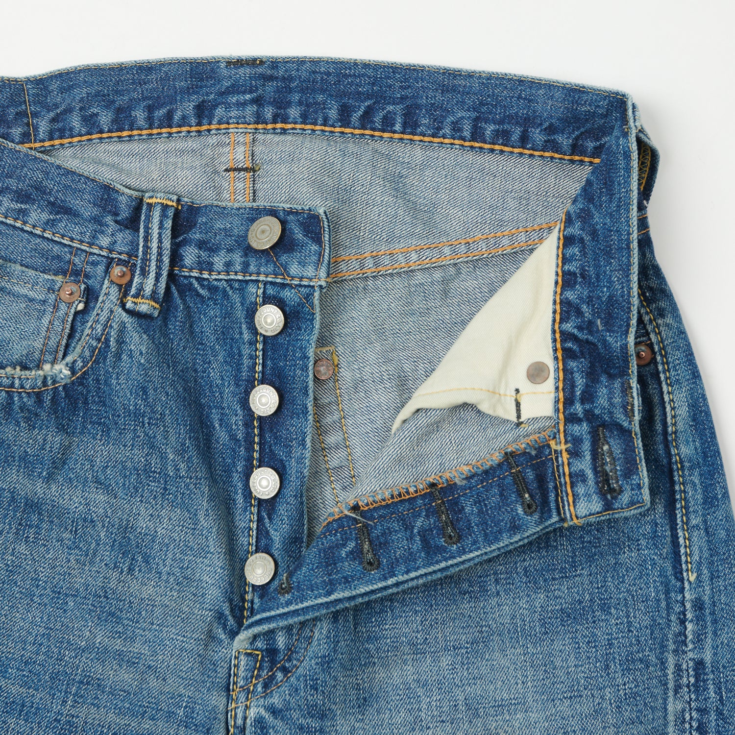 FULLCOUNT 1101 13.7oz Loose Straight Jean - Dartford Wash