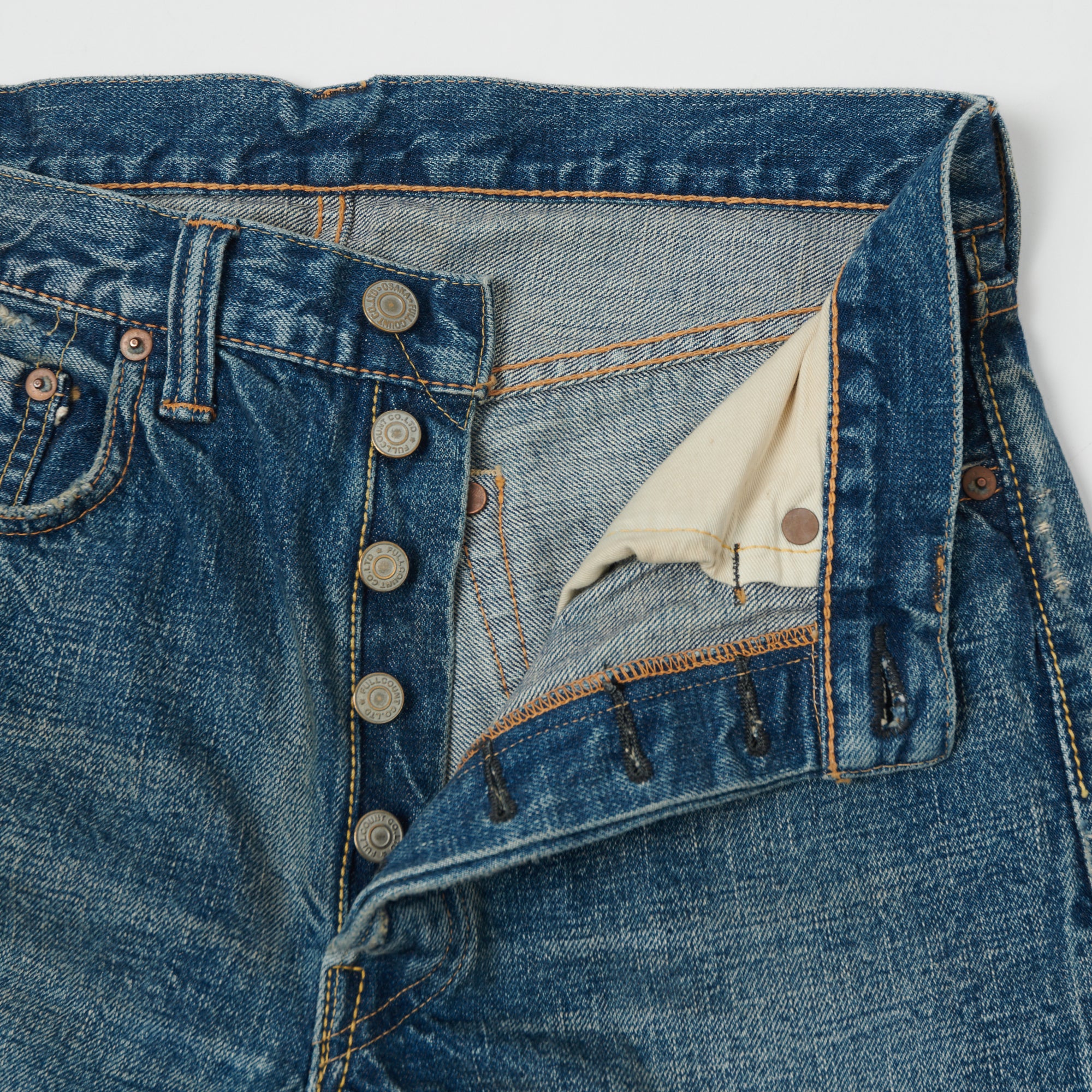 FULLCOUNT 1108 13.7oz Regular Straight Jean - 'Dartford' Wash