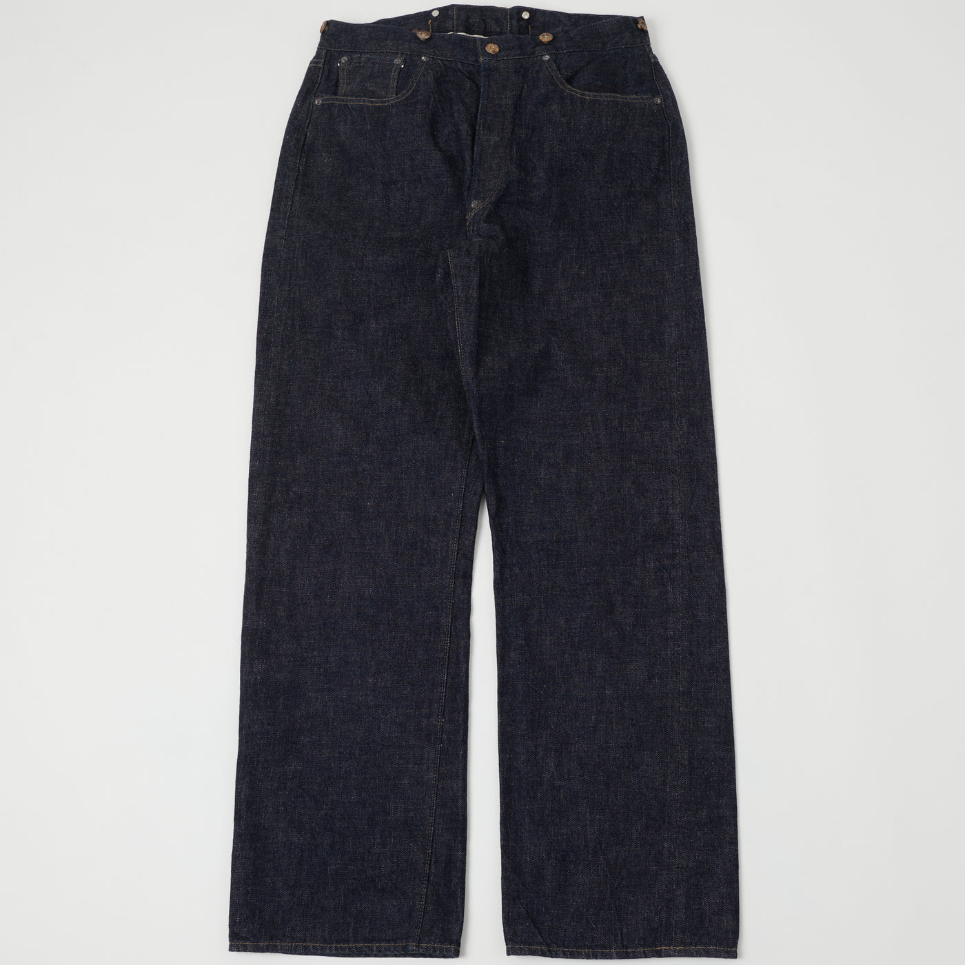 FULLCOUNT 1373 'Son Of The Soil' 13.7oz Wide Straight Jean - One Wash
