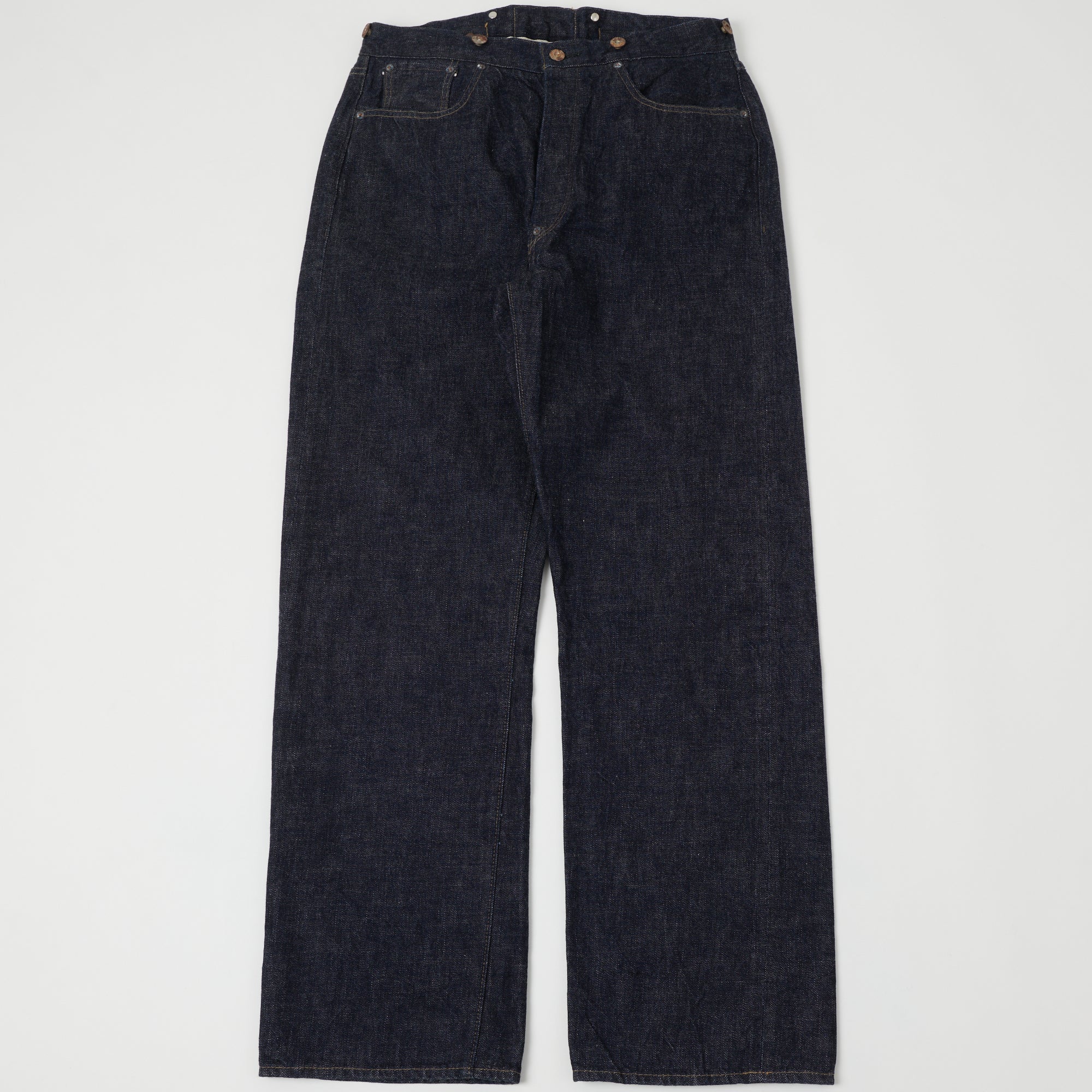 FULLCOUNT 1373 'Son Of The Soil' 13.7oz Wide Straight Jean - One Wash