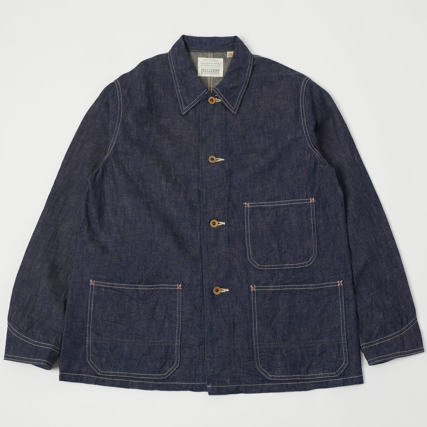 FULLCOUNT 2015 Denim Chore Jacket - One Wash