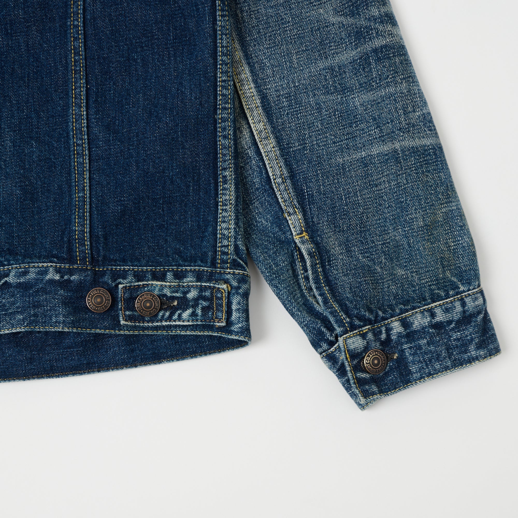 FULLCOUNT 2101 13.7oz Type III Denim Jacket - 'More Than Real' Wash