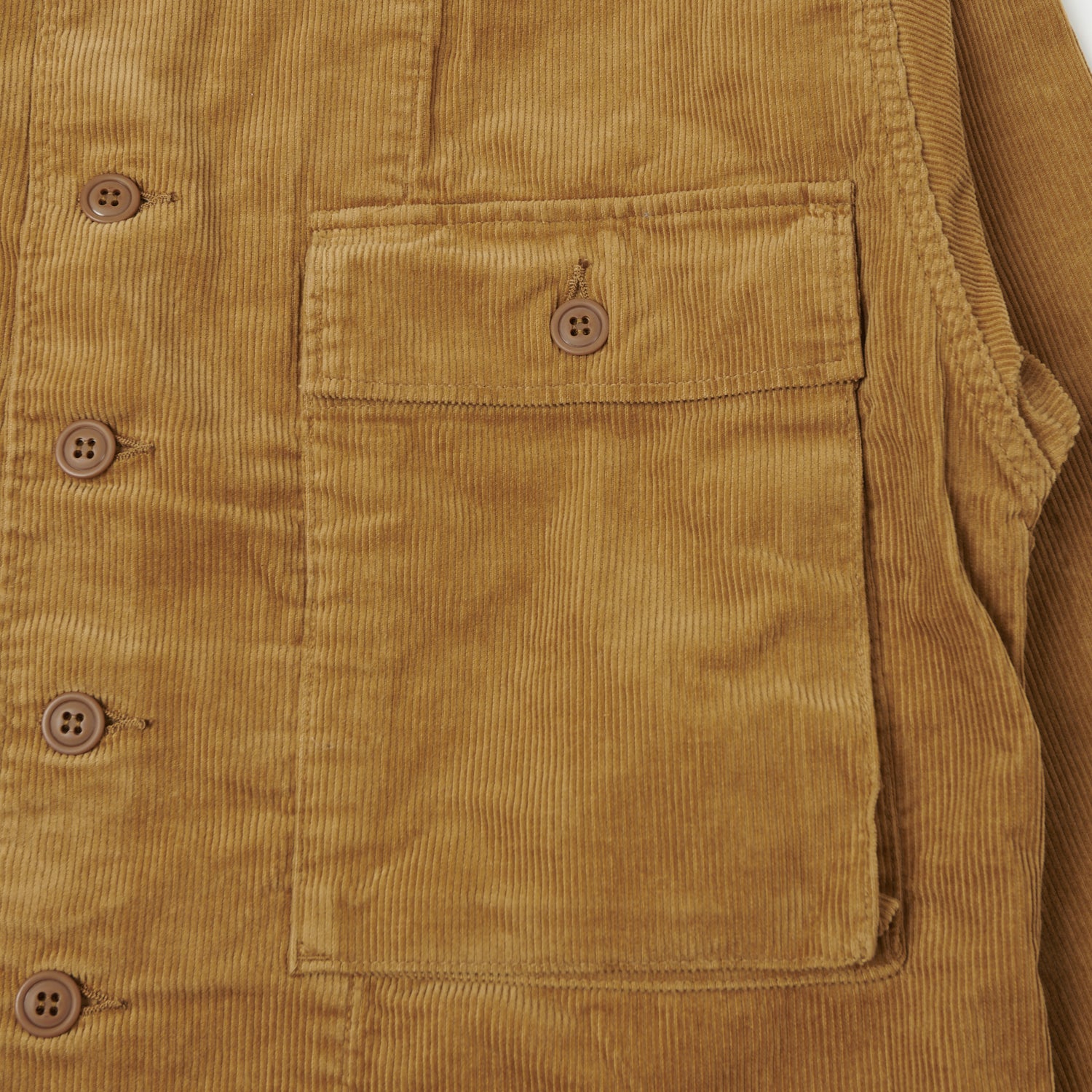 FULLCOUNT 2023 Corduroy Military Jacket - Camel