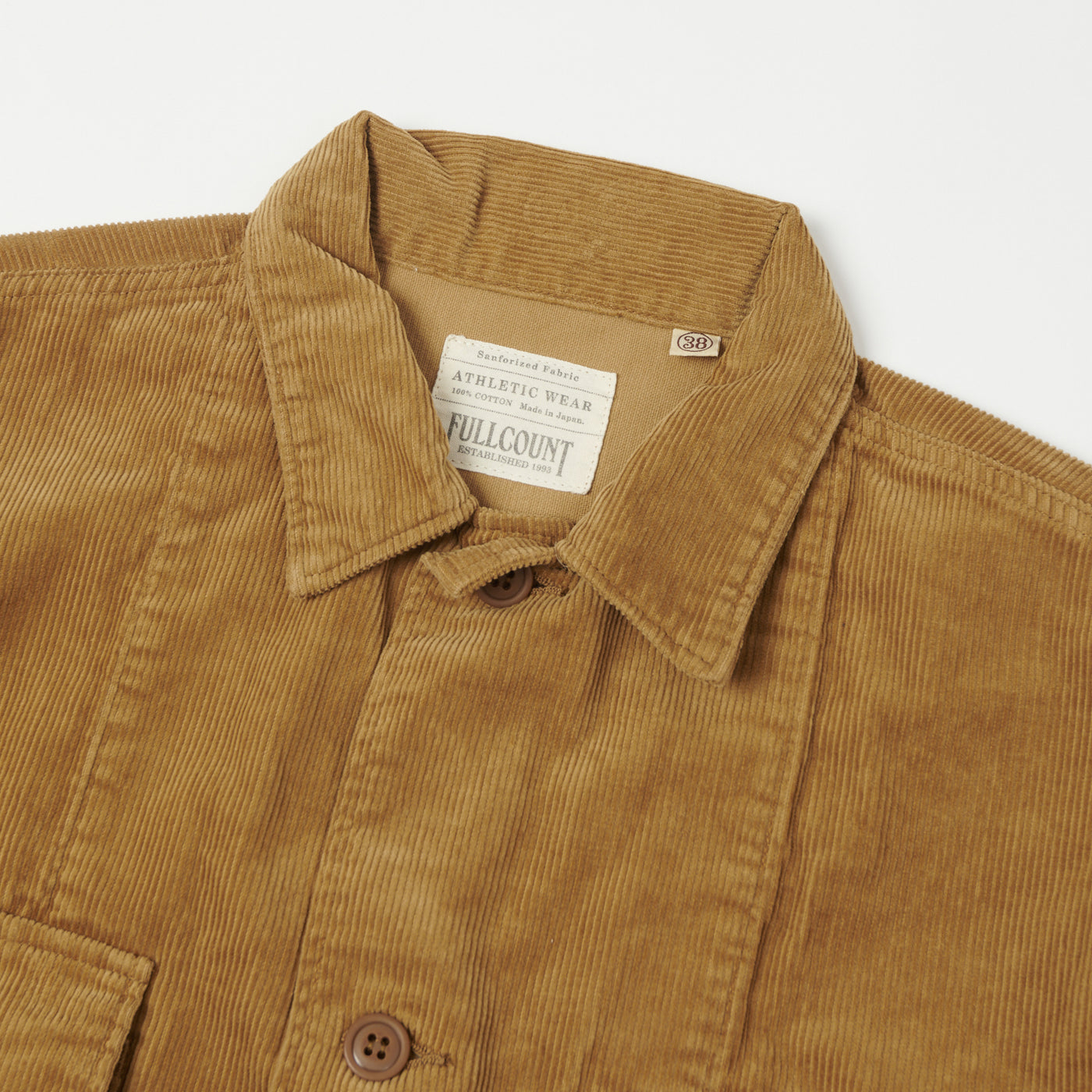 FULLCOUNT 2023 Corduroy Military Jacket - Camel