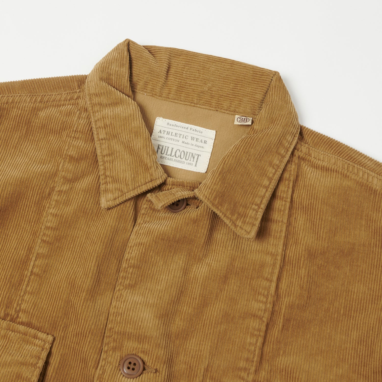 FULLCOUNT 2023 Corduroy Military Jacket - Camel
