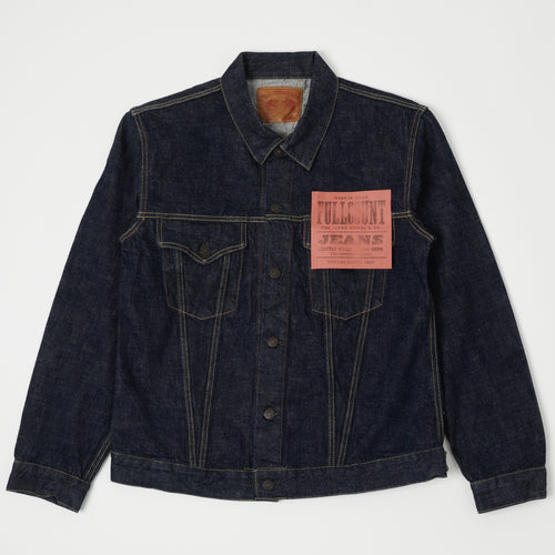 FULLCOUNT 2101 13.7oz Type III Denim Jacket - One Wash
