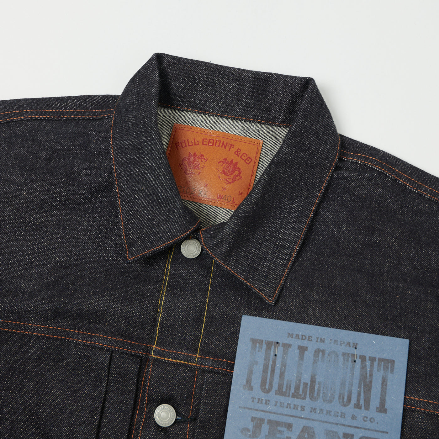 FULLCOUNT 2102XX 15.5oz Type II Denim Jacket - Raw