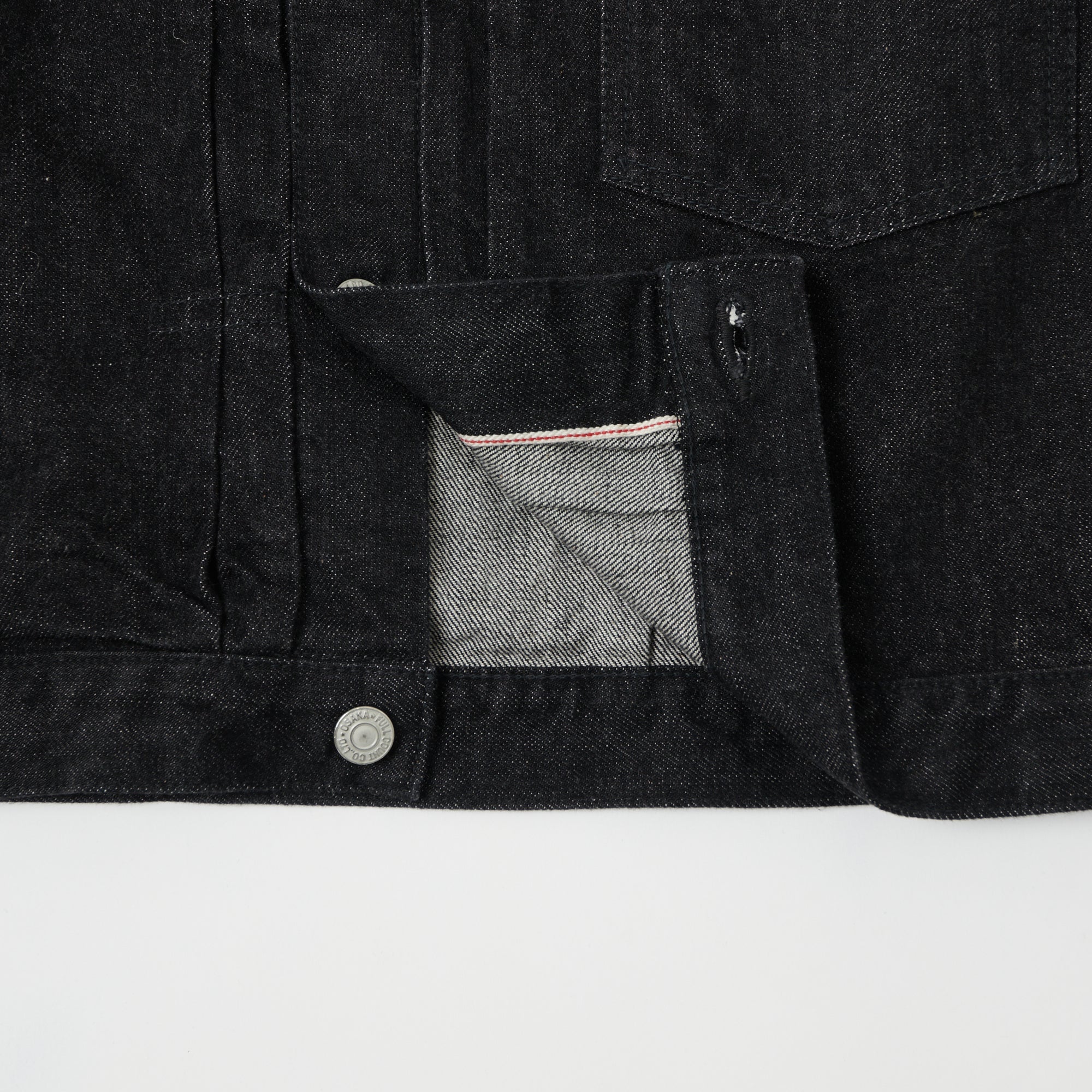 FULLCOUNT 2107 13.75oz Type I Denim Jacket - Black One Wash