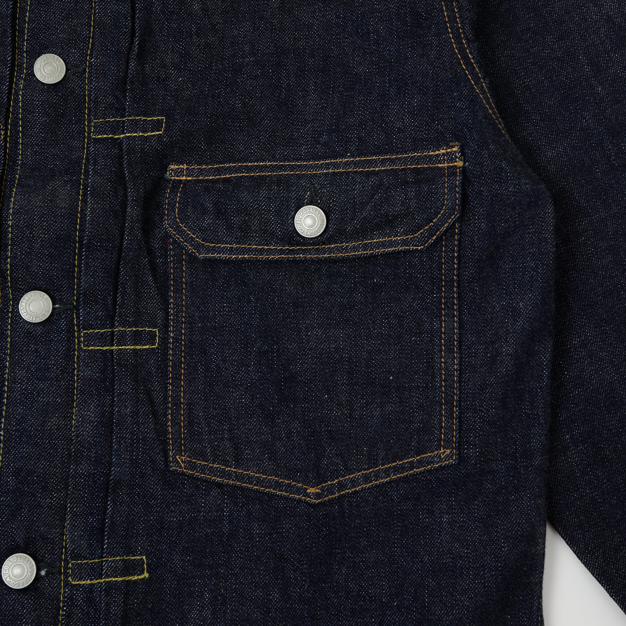 FULLCOUNT 2107 13.75oz Type I Denim Jacket - One Wash