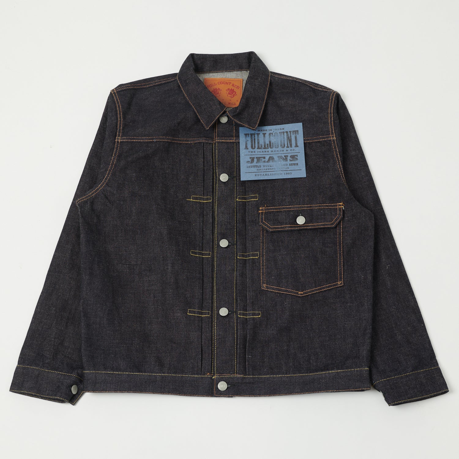 FULLCOUNT 2107XX 15.5oz Type I Denim Jacket - Raw