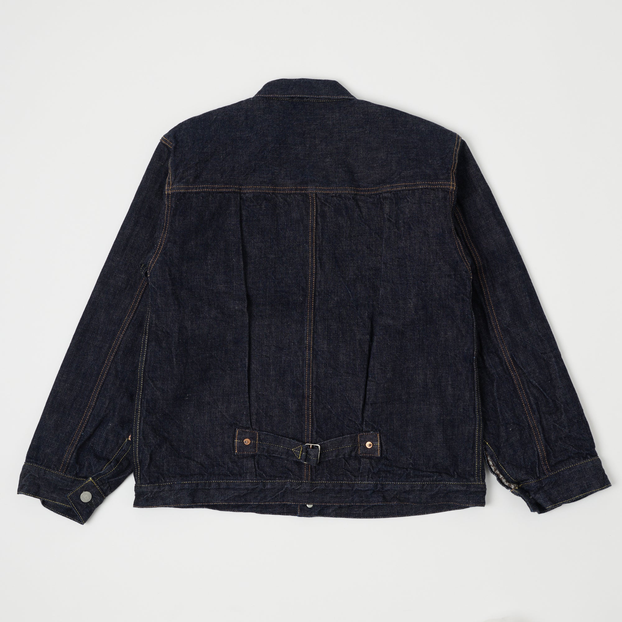 FULLCOUNT 2109 13.75oz Blanket Lined Type I Denim Jacket - One Wash