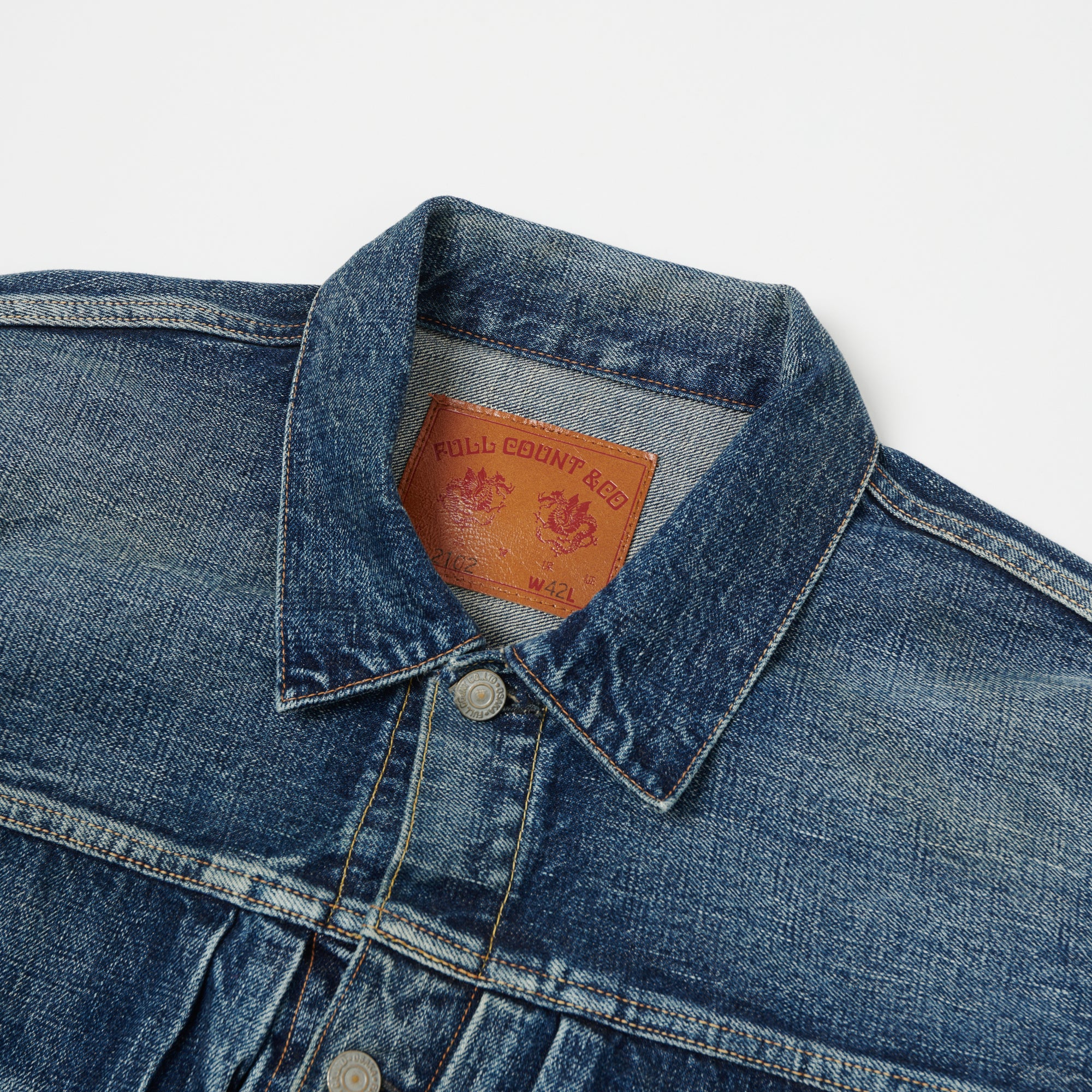 FULLCOUNT 2102 13.7oz Type II Denim Jacket - 'Real Killer' Wash