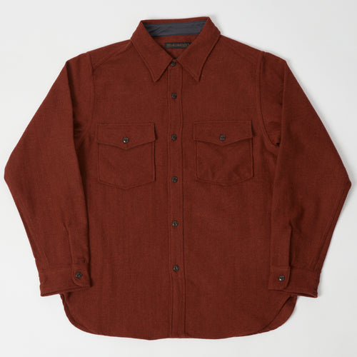FULLCOUNT 4059 Wool CPO Shirt - Renga