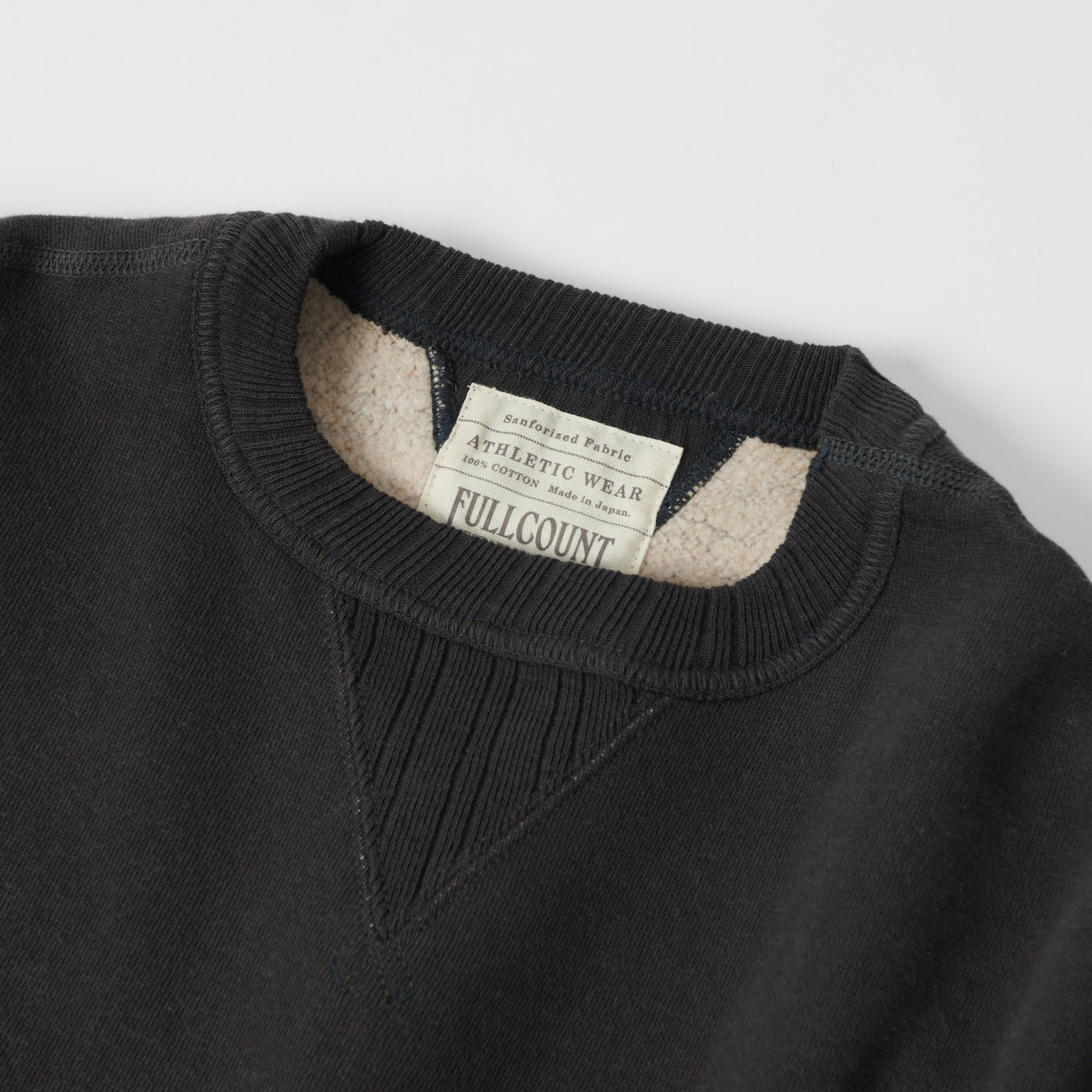 FULLCOUNT 3741 'Mother Cotton' Sweatshirt - Ink Black