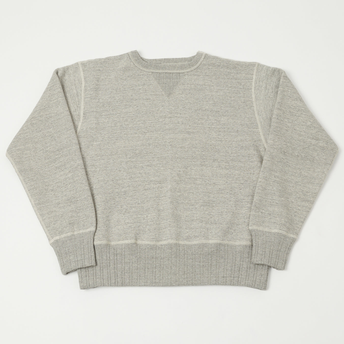 FULLCOUNT 3741 'Mother Cotton' Sweatshirt - Heather Grey