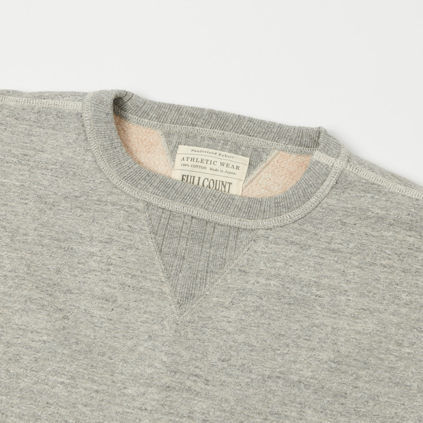 FULLCOUNT 3741 'Mother Cotton' Sweatshirt - Heather Grey