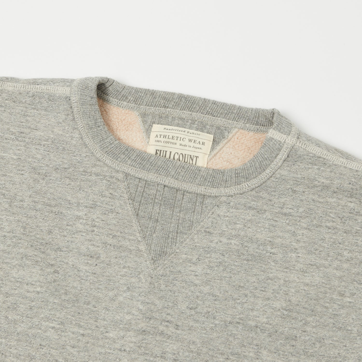 FULLCOUNT 3741 'Mother Cotton' Sweatshirt - Heather Grey