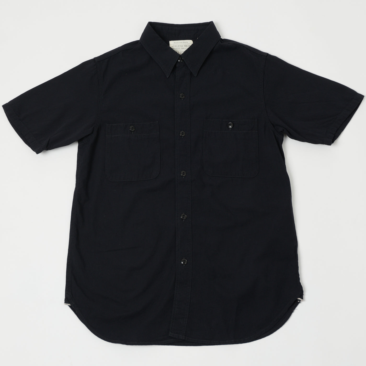 FULLCOUNT 4821 5oz Chambray Work Shirt - Black