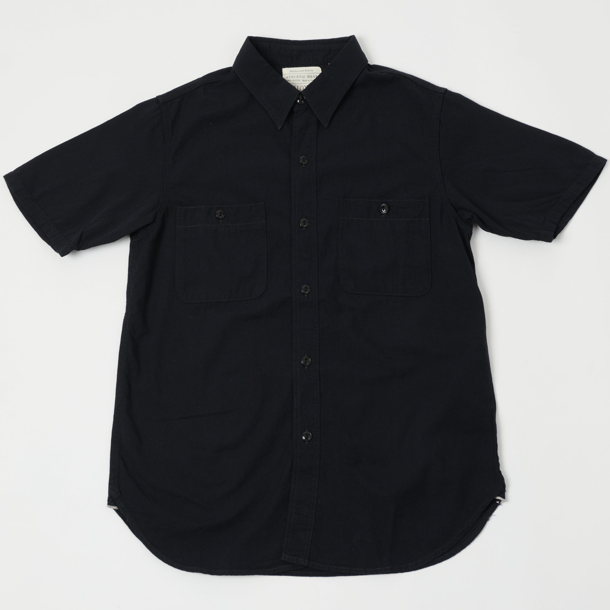FULLCOUNT 4821 5oz Chambray Work Shirt - Black