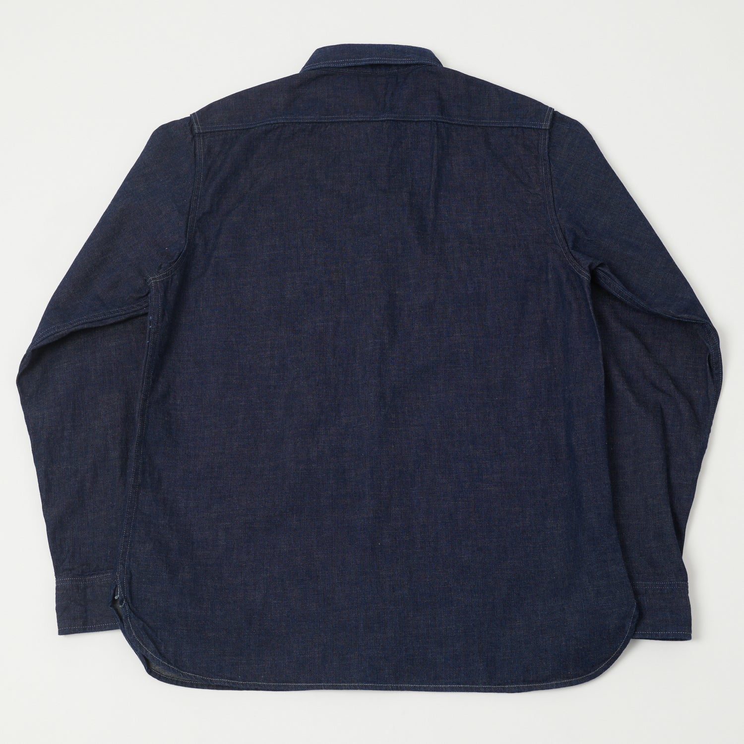 FULLCOUNT 4890 8oz Denim Work Shirt - One Wash