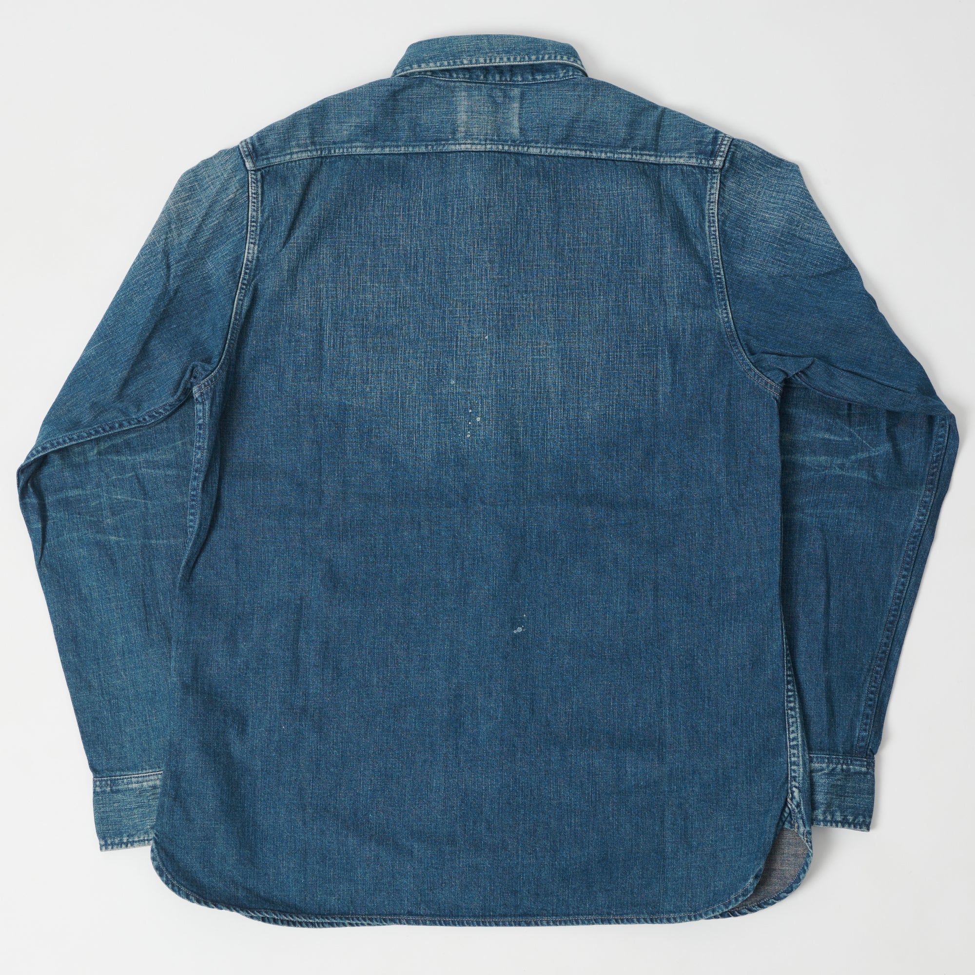 FULLCOUNT 4890 8oz Denim Work Shirt - Hand Wash