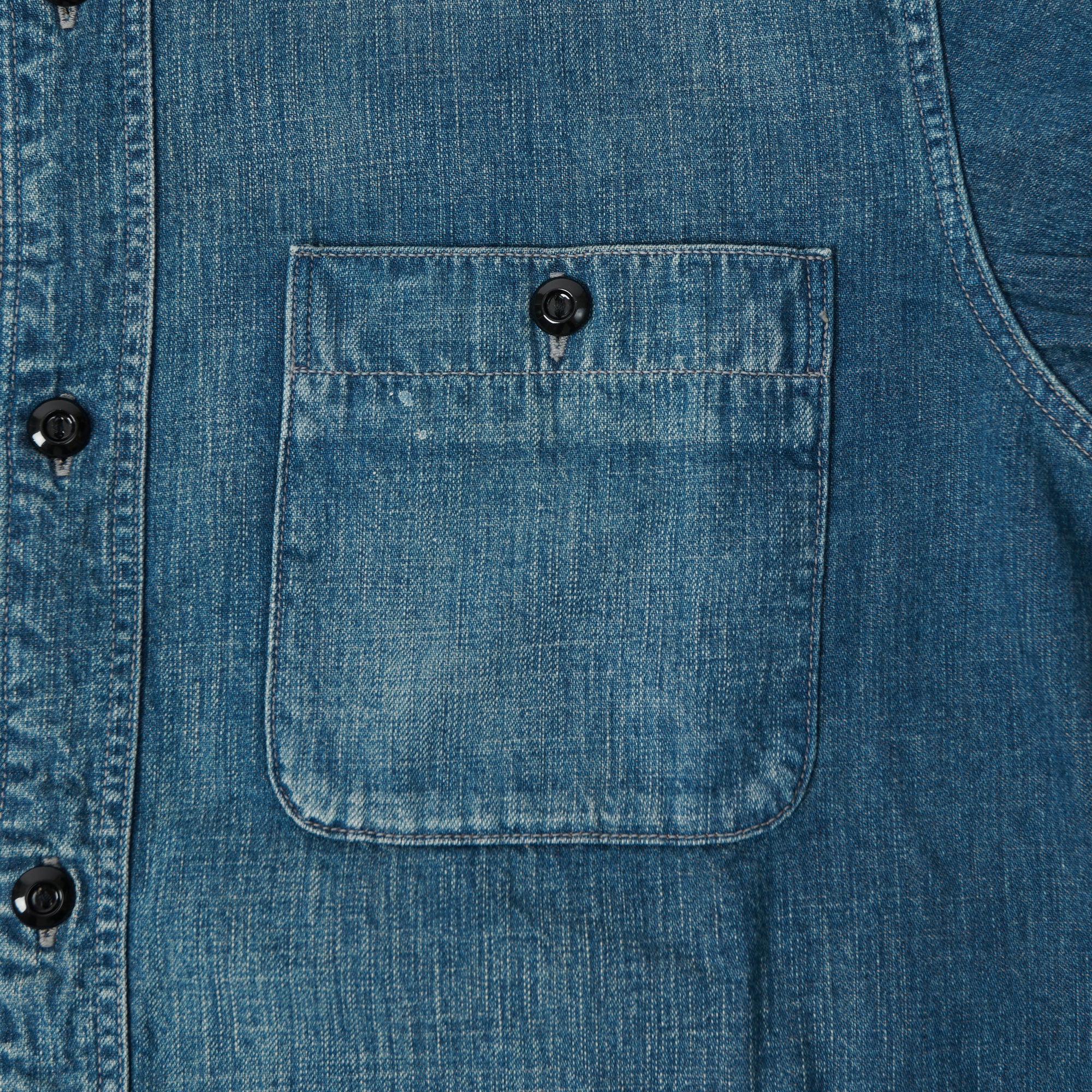 FULLCOUNT 4890 8oz Denim Work Shirt - Hand Wash