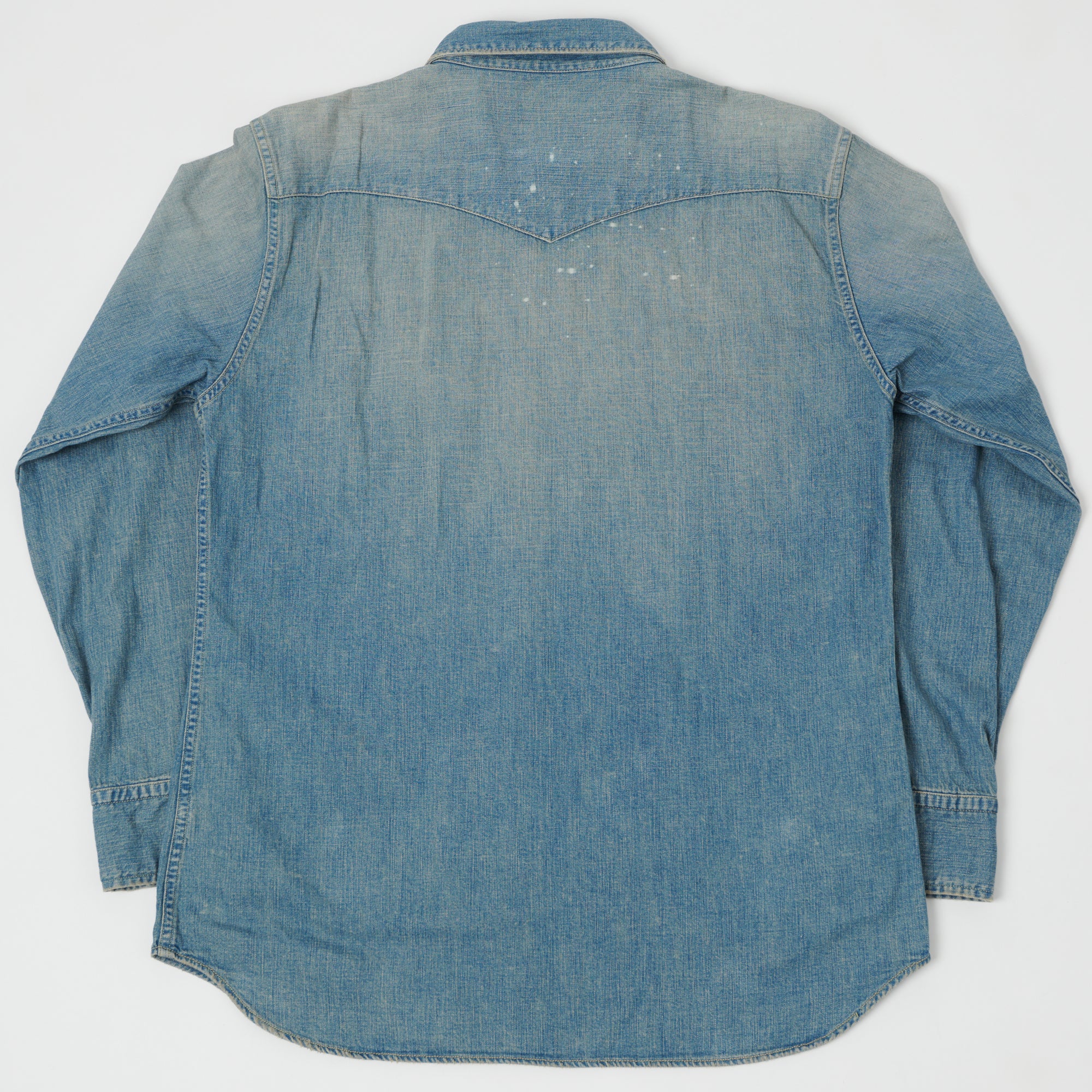 FULLCOUNT 4894 Denim Western Shirt - Heavy Wash