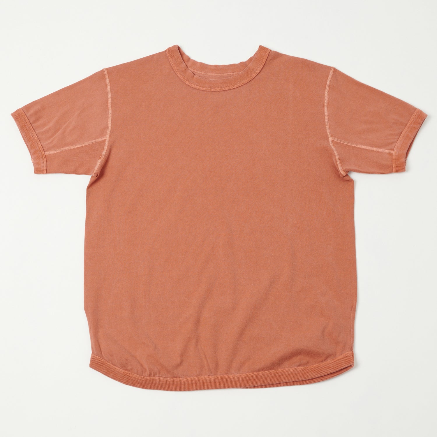 FULLCOUNT 5222 Flat Seam Heavyweight T-Shirt - Brown