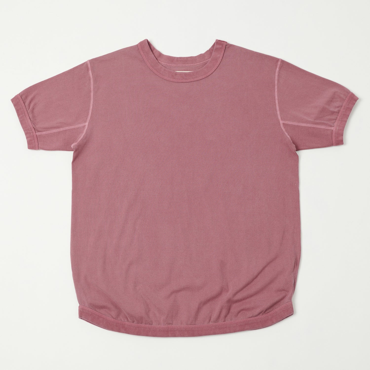 FULLCOUNT 5222 Flat Seam Heavyweight T-Shirt - Burgundy