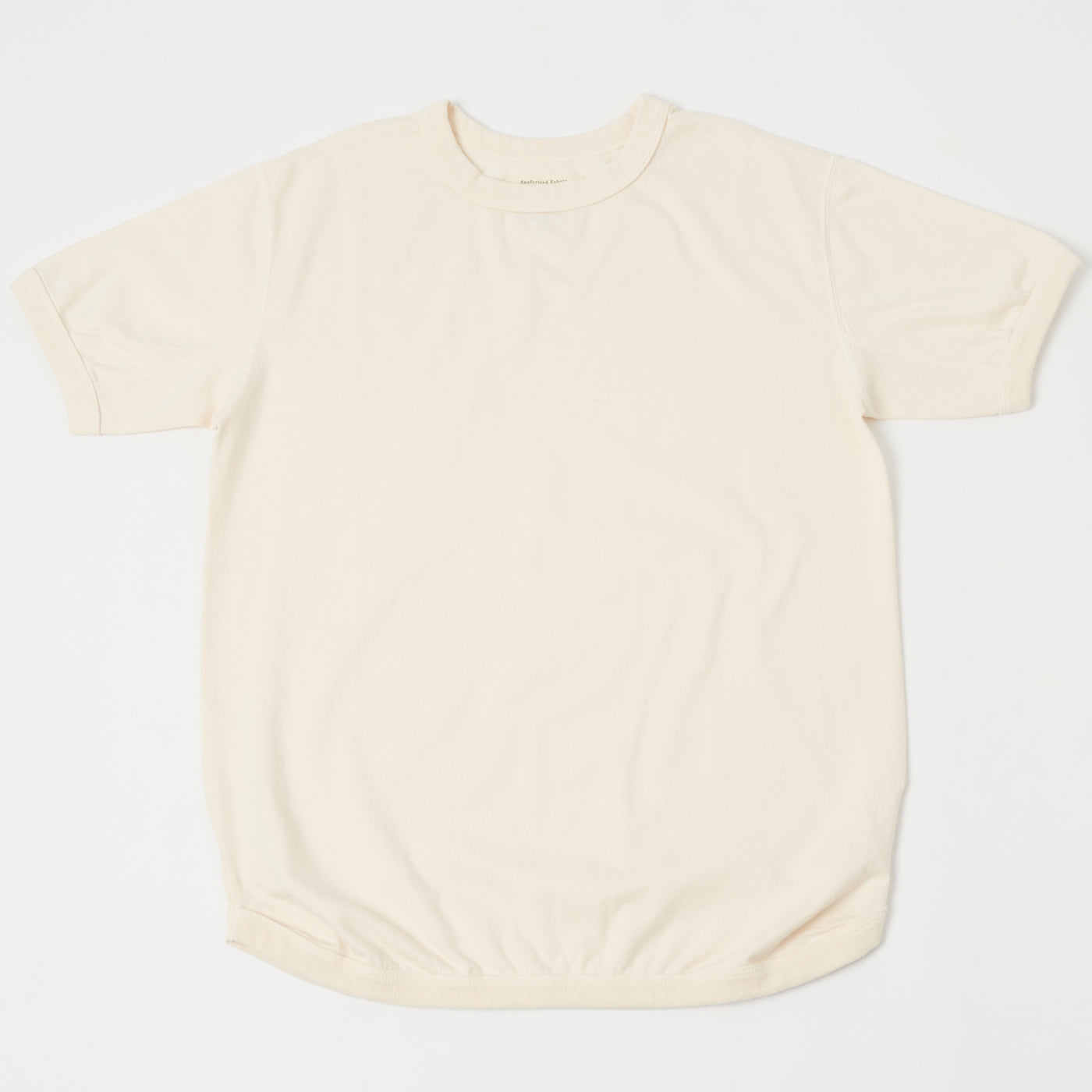 FULLCOUNT 5222 Flat Seam Heavyweight T-Shirt - Ecru