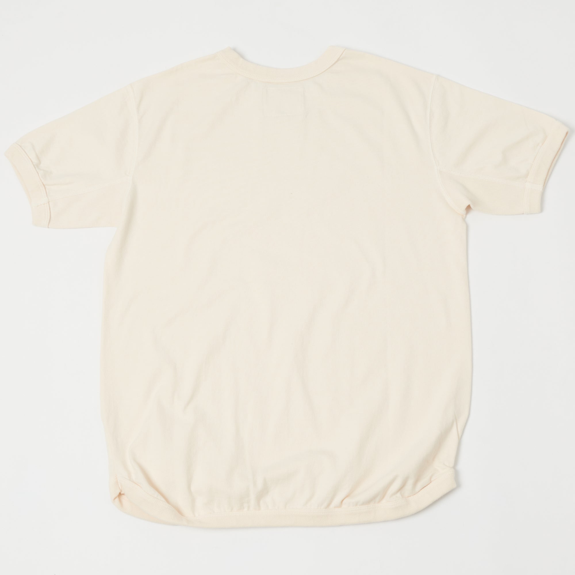 FULLCOUNT 5222 Flat Seam Heavyweight T-Shirt - Ecru