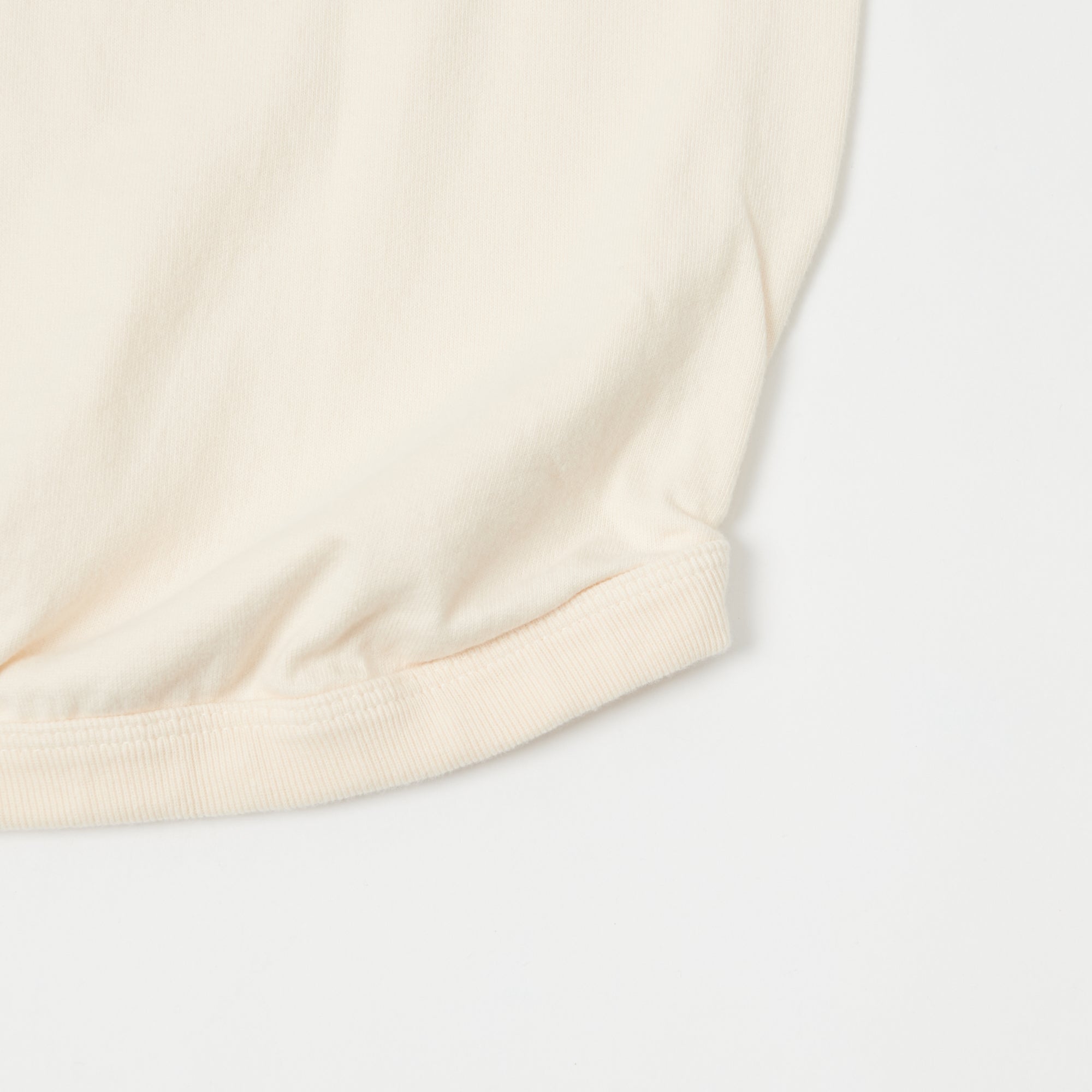 FULLCOUNT 5222 Flat Seam Heavyweight T-Shirt - Ecru