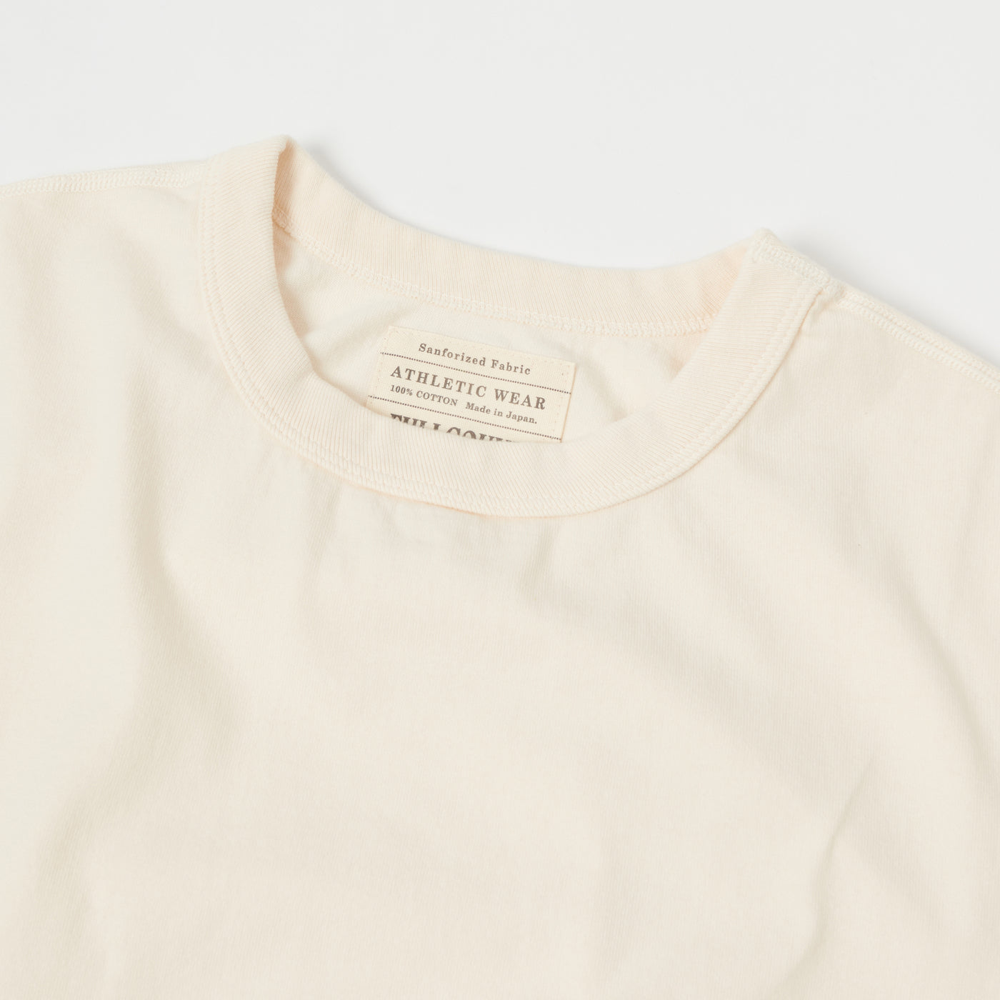 FULLCOUNT 5222 Flat Seam Heavyweight T-Shirt - Ecru