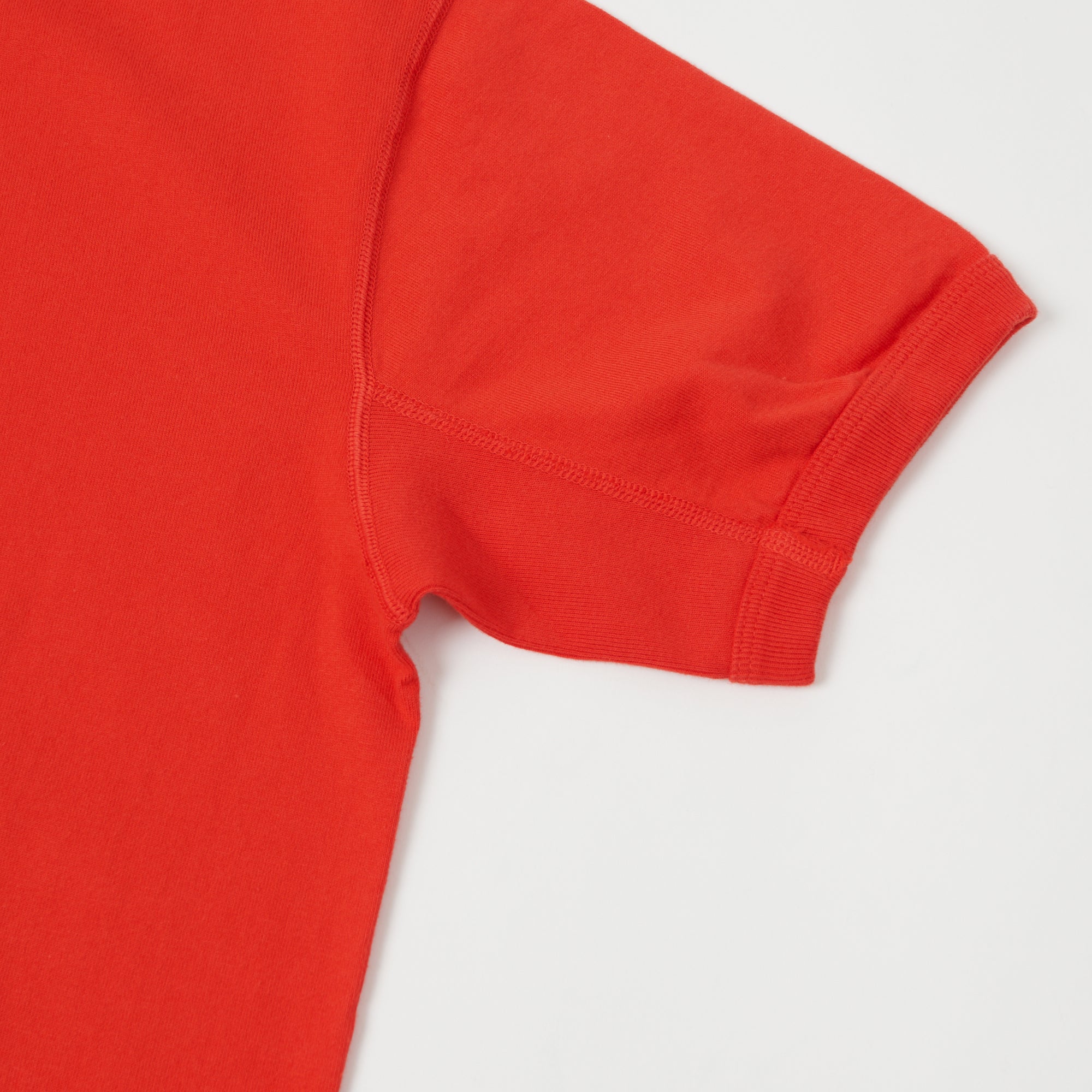 FULLCOUNT 5222 Flat Seam Heavyweight T-Shirt - Red