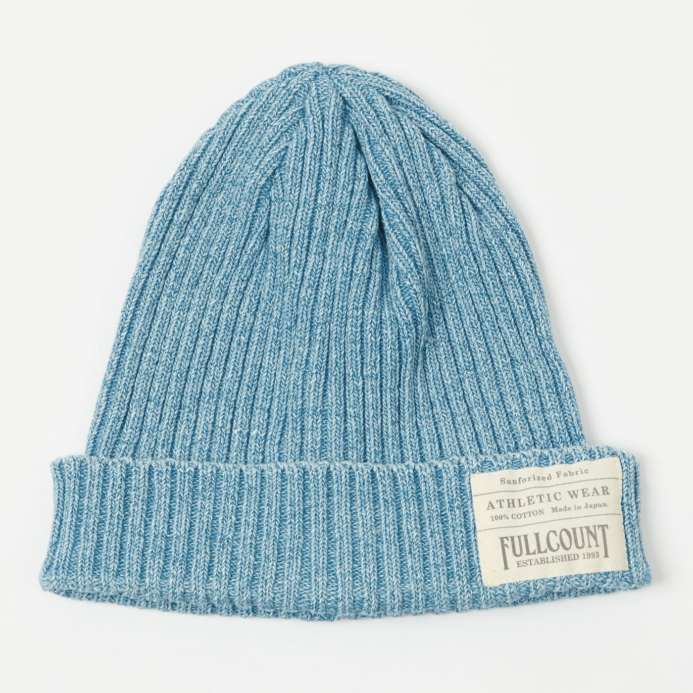 FULLCOUNT 6817 Rib Watch Cap - Faded Indigo