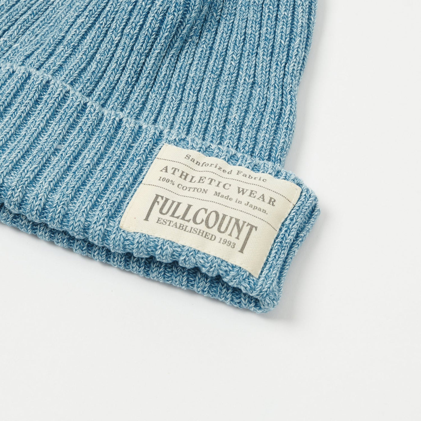 FULLCOUNT 6817 Rib Watch Cap - Faded Indigo