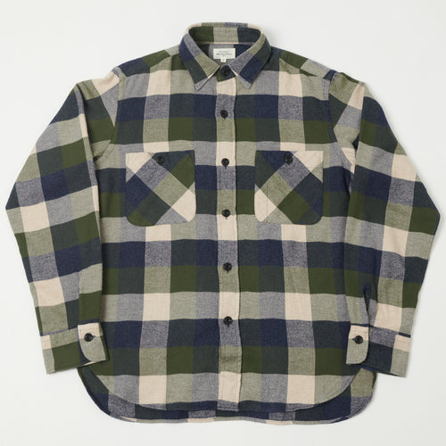Hartford 'Percey' Check Shirt - Army