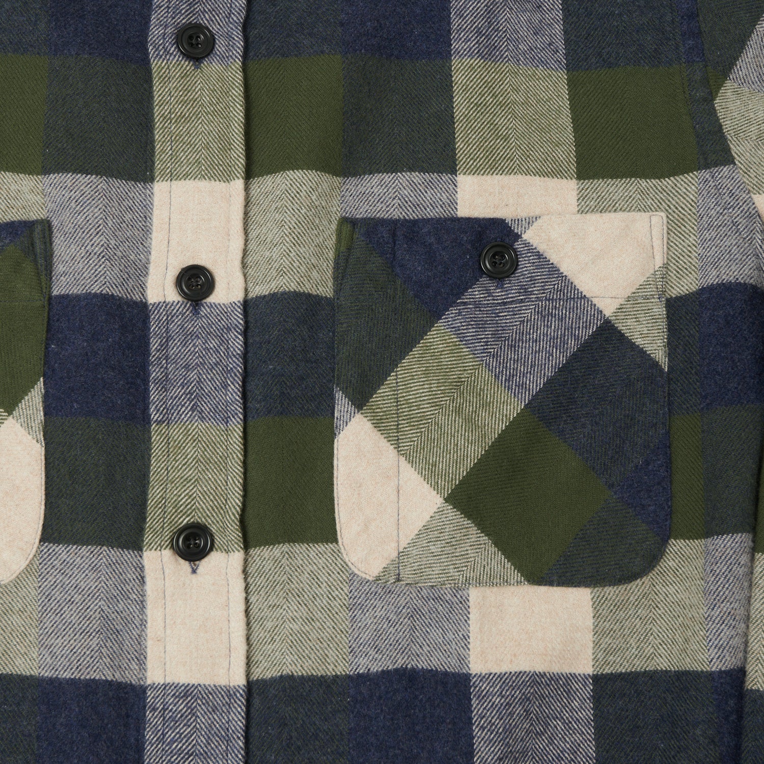 Hartford 'Percey' Check Shirt - Army