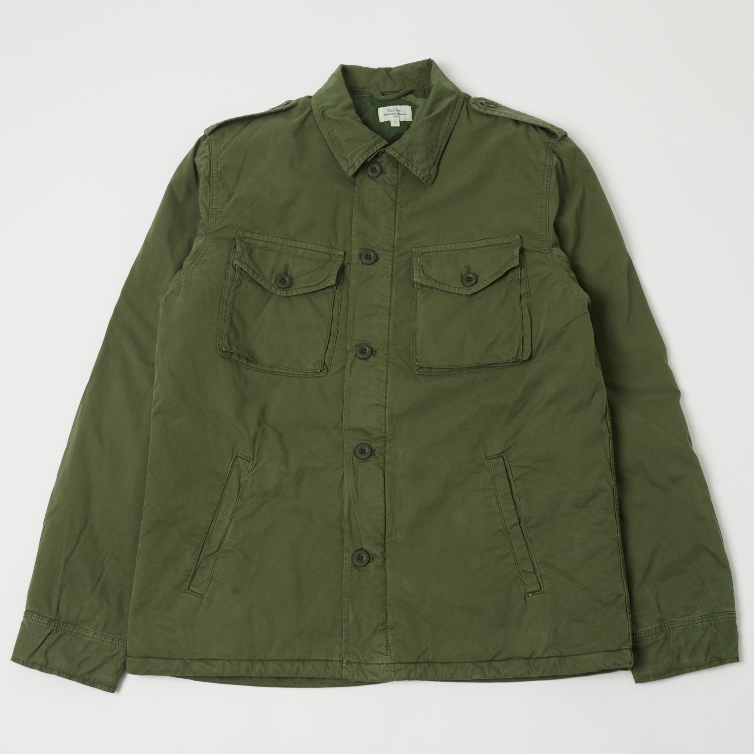 Hartford 'Jonah' Military Workers Jacket - Army Green