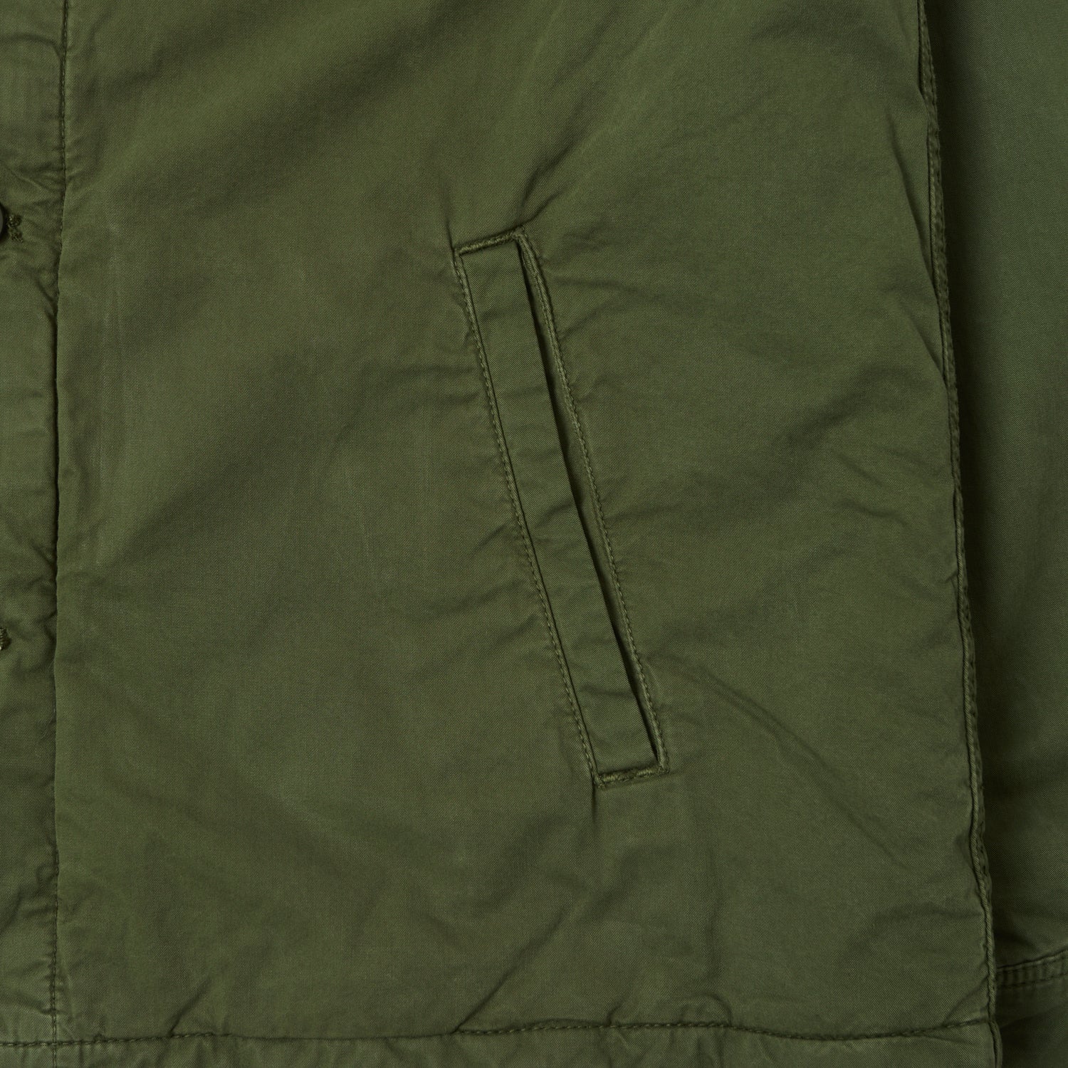 Hartford 'Jonah' Military Workers Jacket - Army Green
